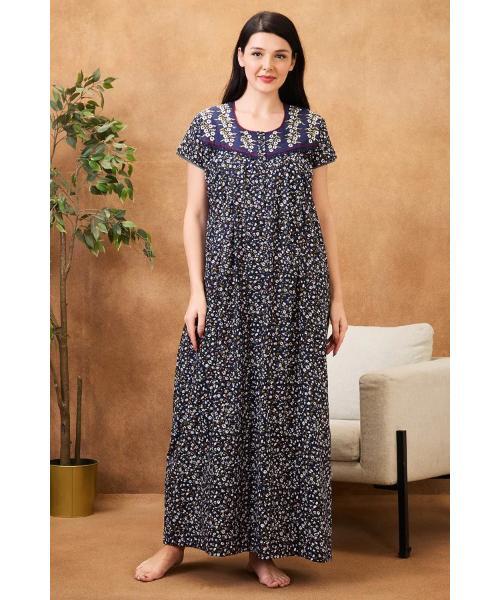 Women Designer Cotton Nighty