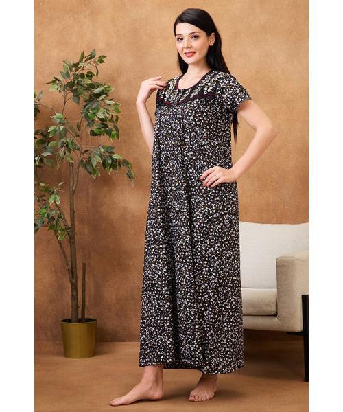 Women Designer Cotton Nighty