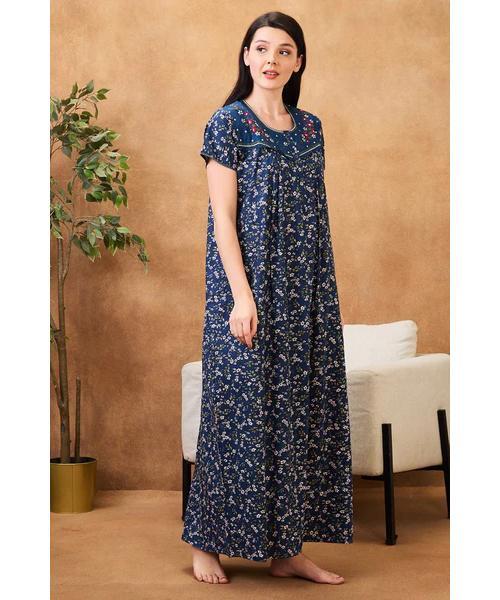 Women Designer Cotton Nighty