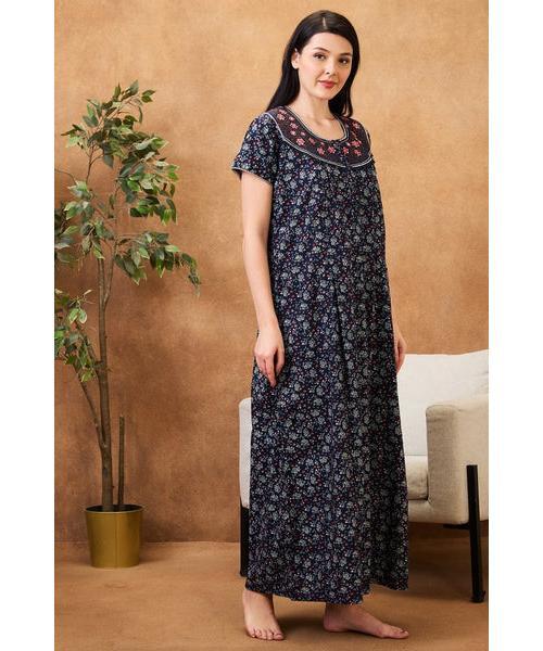 Women Designer Cotton Nighty