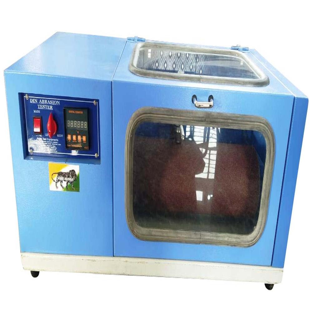 Din Abrasion Tester - Metal, Electric | Blue Color, High Accuracy, Durable, Lightweight, Low Power Consumption, Stable Performance, Easy To Use