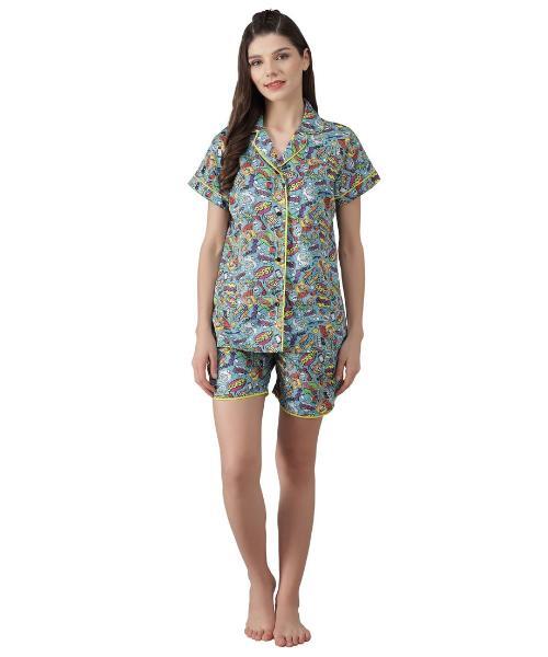 Women Designer Short Nightsuit
