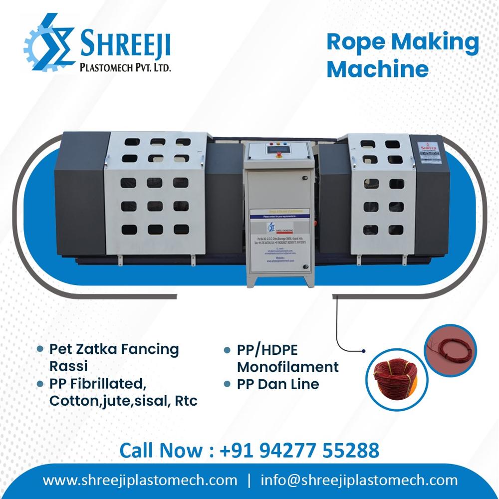 2 To 6mm High Speed Rope Making Machine