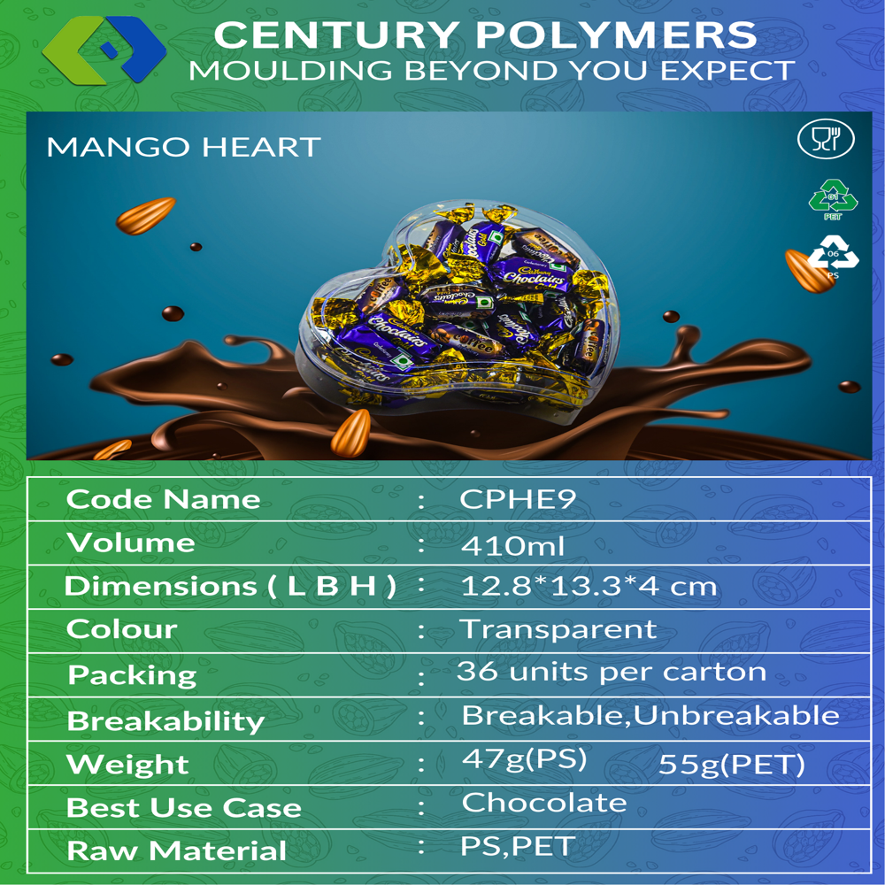 Mango Heart (Cphe9) - Color: Transparent