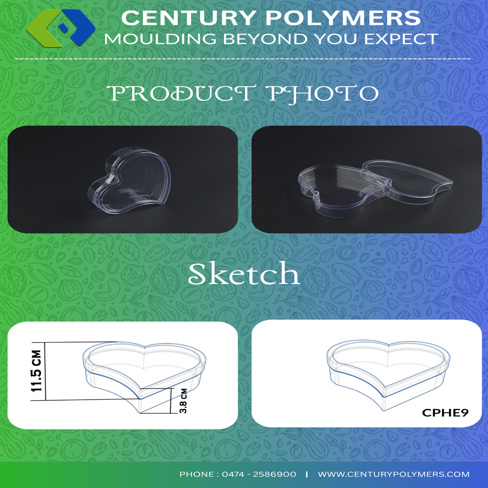 Mango Heart (Cphe9) - Color: Transparent