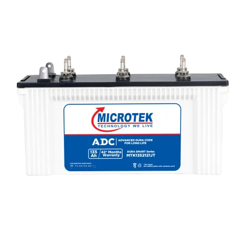 Microtek Dura Smart Mtk1352121Jt Inverter Battery - Battery Capacity: 51 A 80Ah Ampere-Hour (Ah)