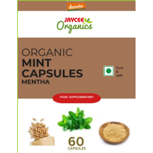 Organic Mint Capsules - Age Group: For Adults