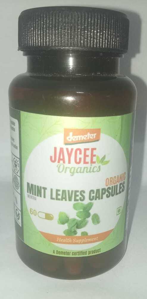 Organic Mint Leaves Capsules