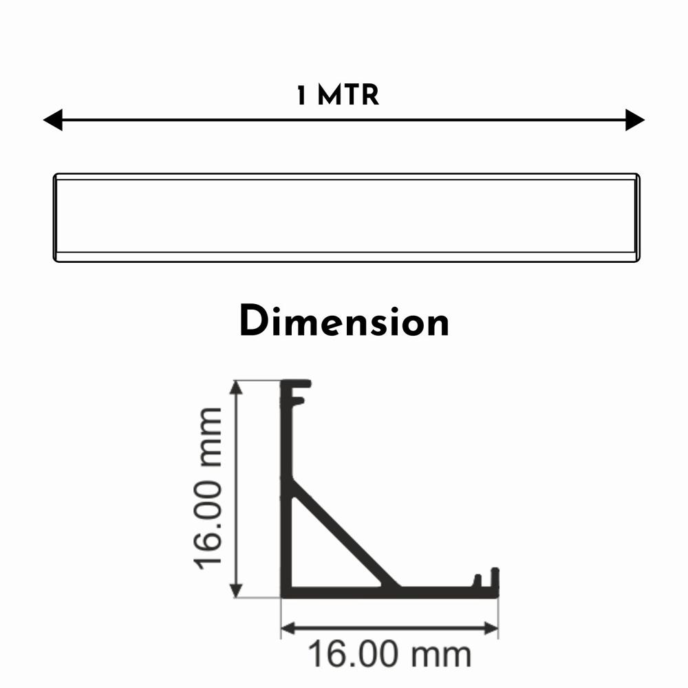 16 X 16 Corner - Application: Architectural Lighting
