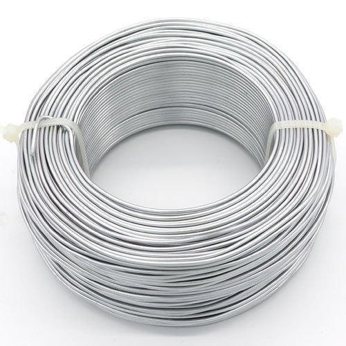 Bare Aluminum Wire - Color: White