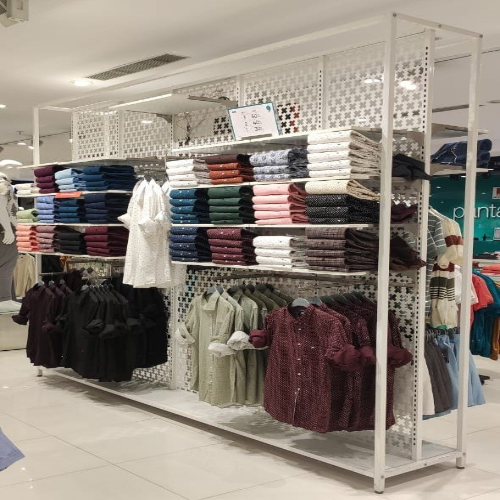 Readymade Garments Display Rack - Color: Black