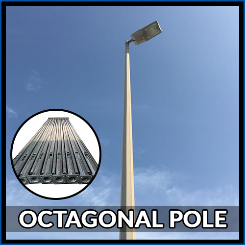 5 meter Octagonal Pole