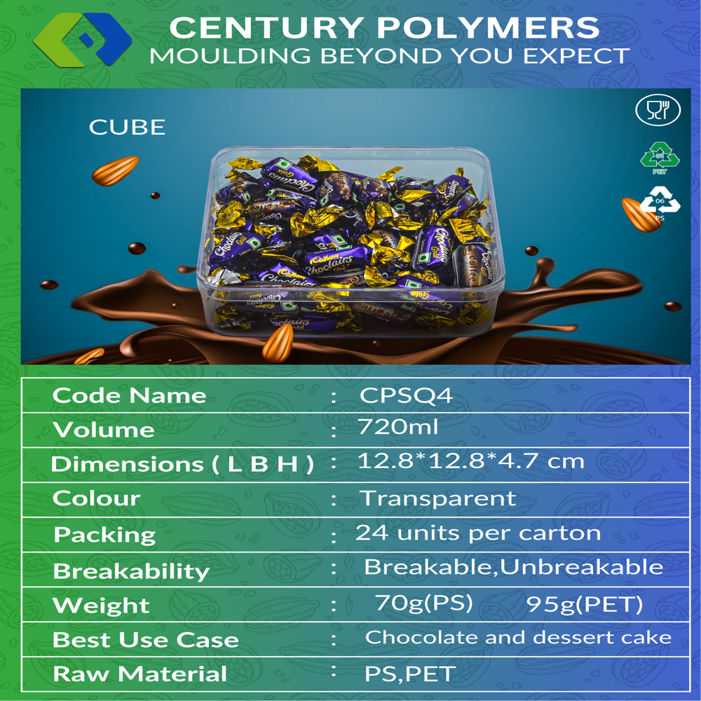 Cube (Cpsq4) - Color: Transparent
