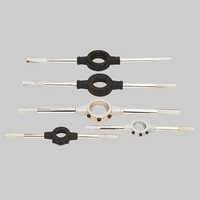 Round Die Handle - High-Grade Steel, 13/16 Inch Size, Silver Finish | Durable Ergonomic Design for Precision Die-Casting Applications