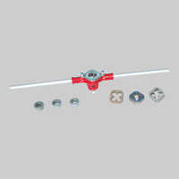 Electrician Stock And Die Set - Color: Silver