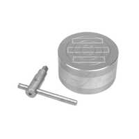 Round Type Permanent Magnetic Chuck - Color: Silver