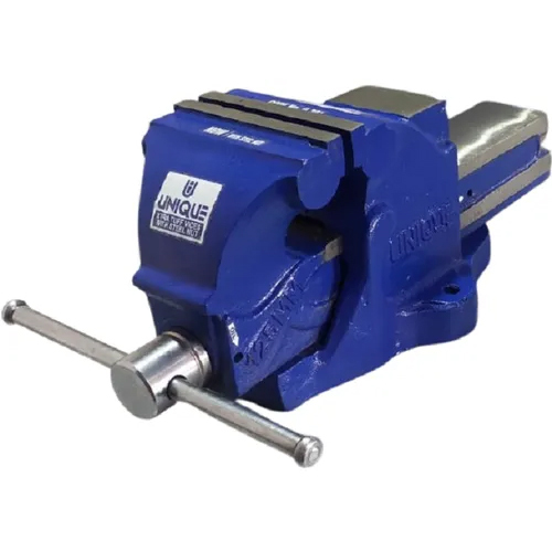 Unique Mechanics Bench Vice - Color: Blue