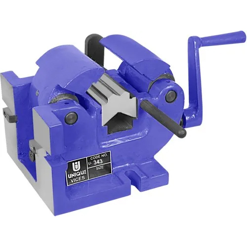 U 343 Self Centering Shaft Vice - Color: Blue