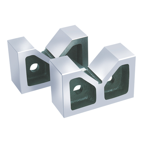 Cast Iron V Blocks - Color: Silver