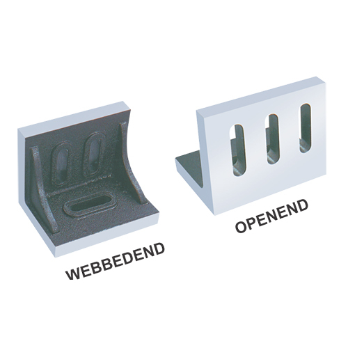 Cast Iron Slotted Angle Plates - Color: Silver