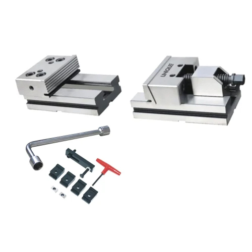 U 3434 Two Piece Modular Precision Machine Vice - Color: Silver