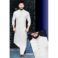 Sample Ciaz Plain Men's Kurta White - Application: Apparel