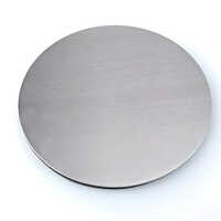 Inconal 600 Circle - Inconel Material, 10mm Thickness, Silver Color | Water Resistant, Precision Round Design For Industrial Applications