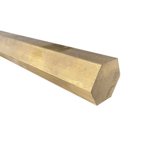 Brass Hex Bar - Color: Golden