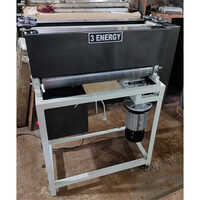 Motorised Paper Pressing-rubber Roller Machine - Color: Black