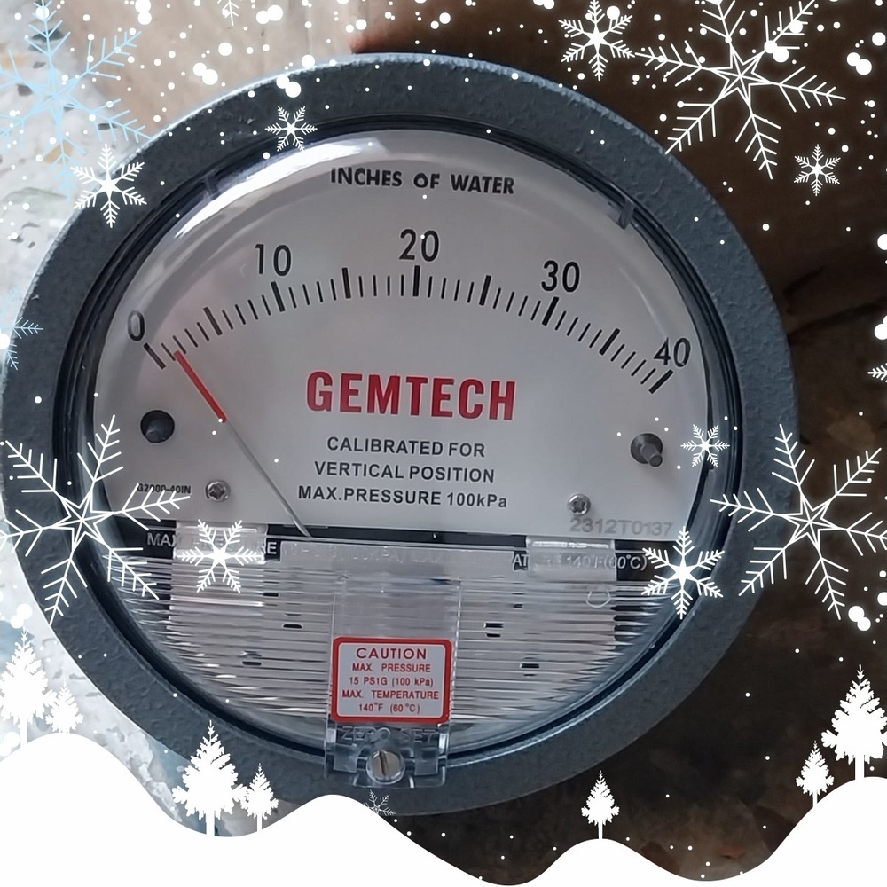 GEMTECH Differential Pressure Gauge Supplier From Sonipat Haryana