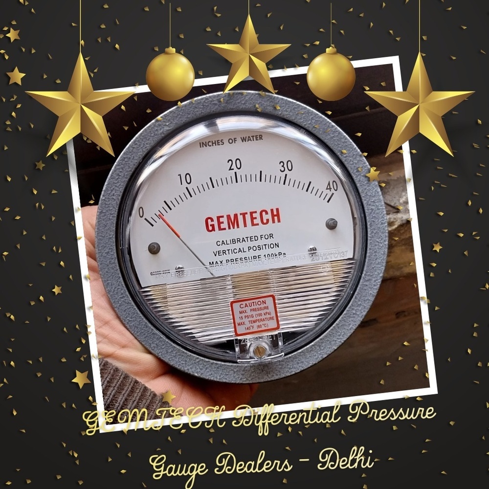 Gemtech Differential Pressure Gauge In Bommasandra Industrial Area Bangalore Karnataka - Accuracy: 2% (-Ha Model 1) Of Fs (3% (-Ha 1.5%) On -0