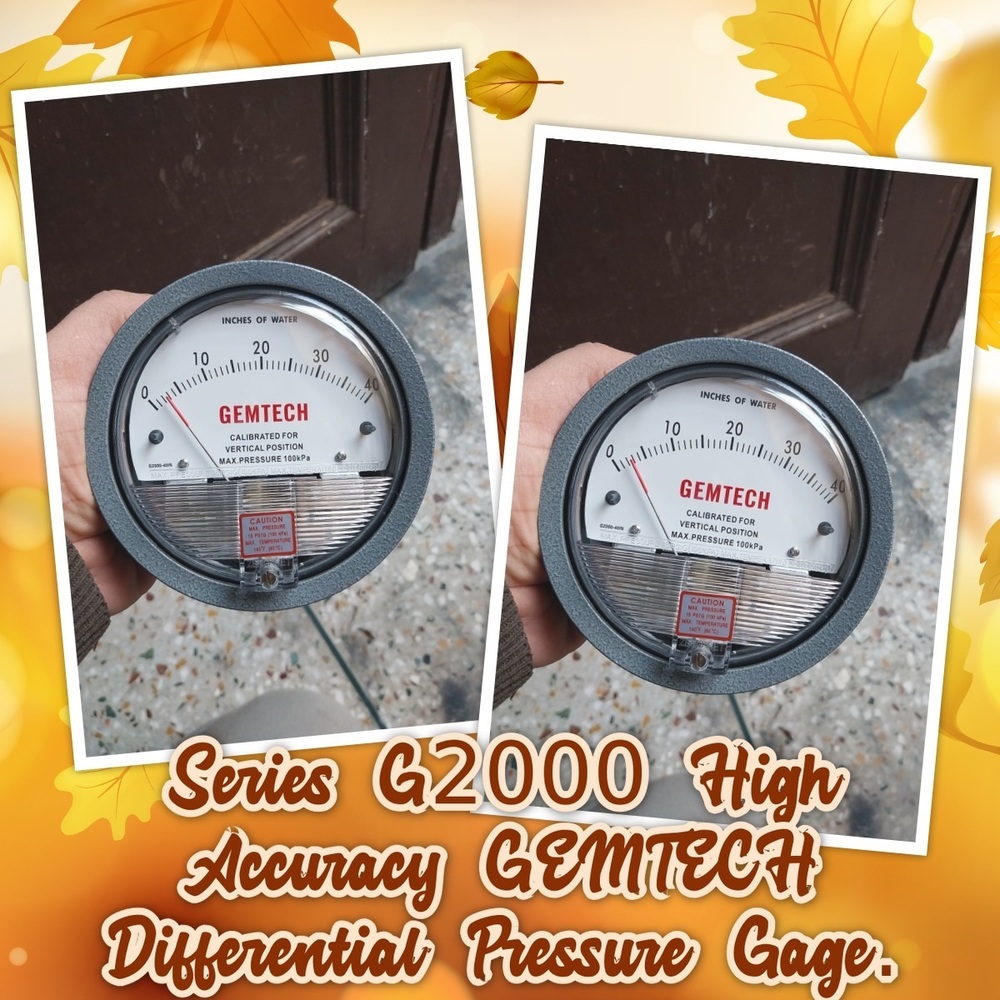GEMTECH Differential Pressure Gauge Supplier From Tijara Rajasthan
