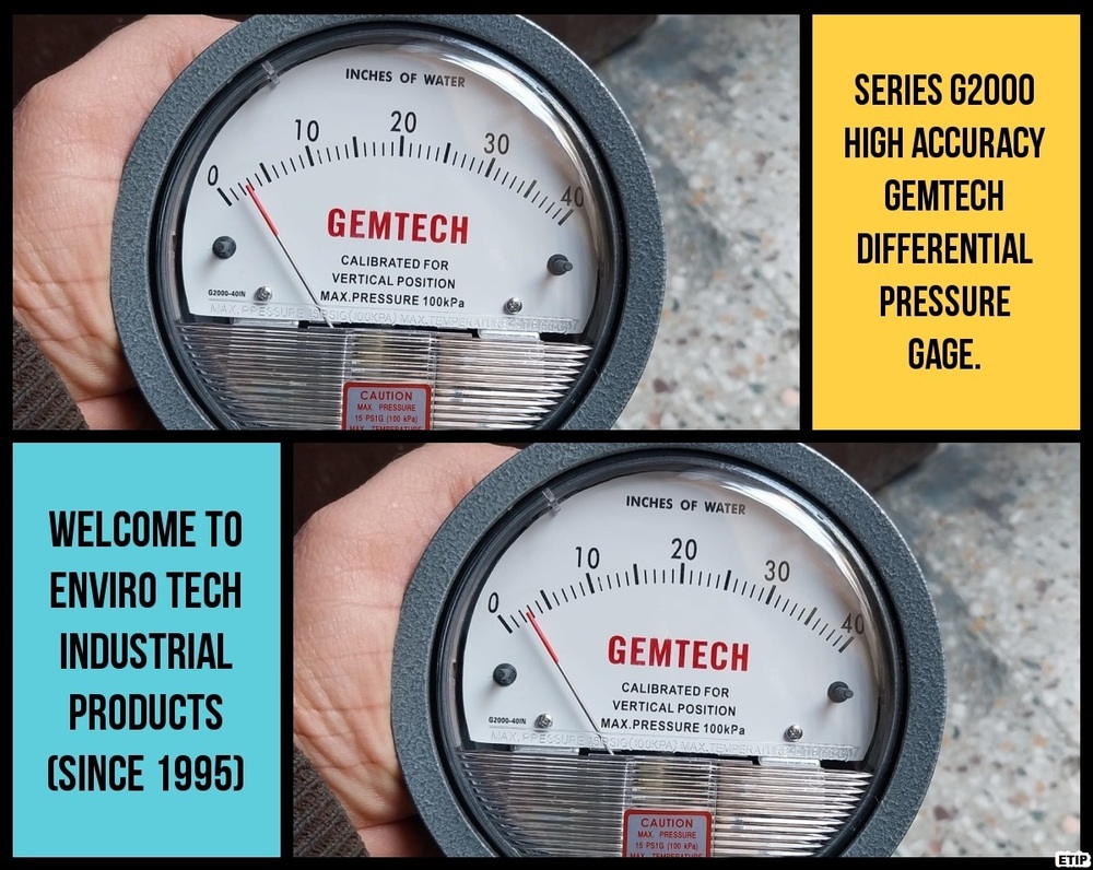 GEMTECH Differential Pressure Gauge Supplier From Tijara Rajasthan