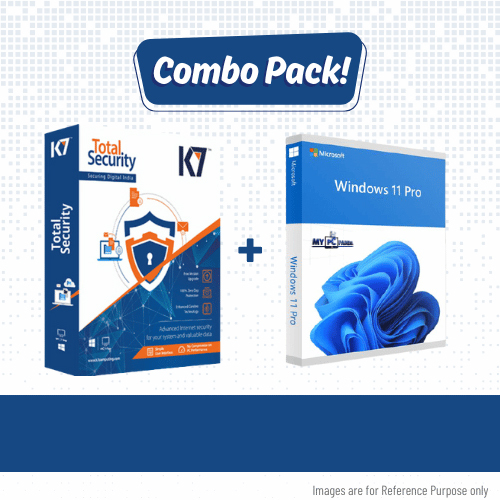 K7 Total Security 1 User 1 Year + Windows 11 Pro Key Software
