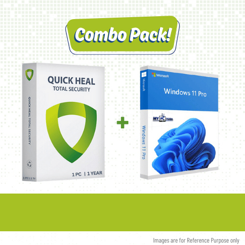 Quick Heal Total Security 1 User 1 Year + Windows 11 Pro Key Software