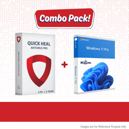 Quick Heal Pro 1 User 1 Year + Windows 11 Pro Product Key Software
