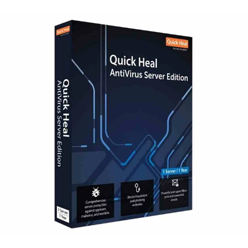 1 User 1 Year Quick Heal Server Edition Antivirus Software