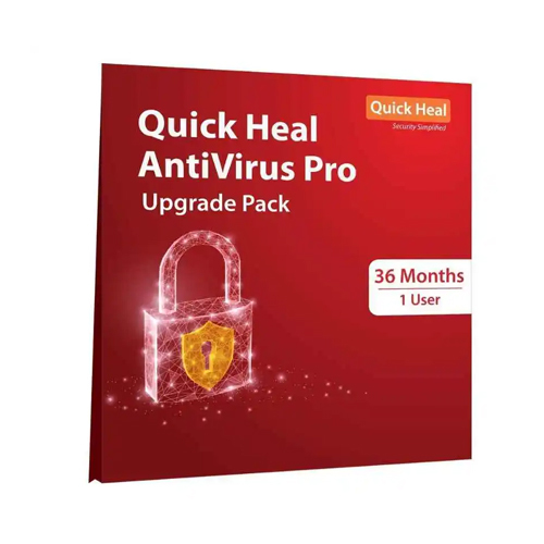 1 User 3 Years Renewal Quick Heal Antivirus Pro Software