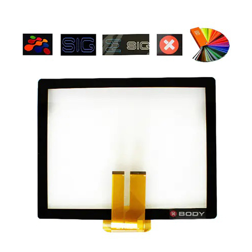 Touch Screen With Different Color Printings - Application: Commercial