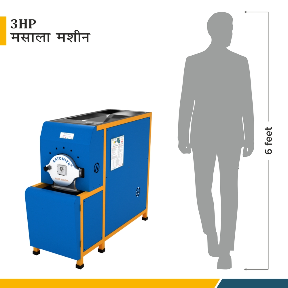 3 Hp Masala Machine - Color: Blue