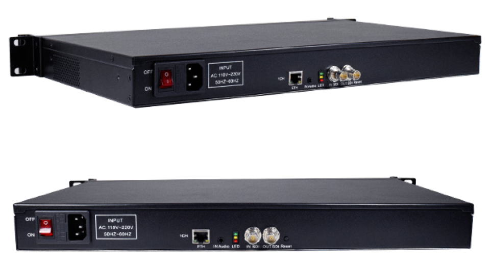 Videocast H.265/ H.264 1U 1channel SDI to IP Encoder
