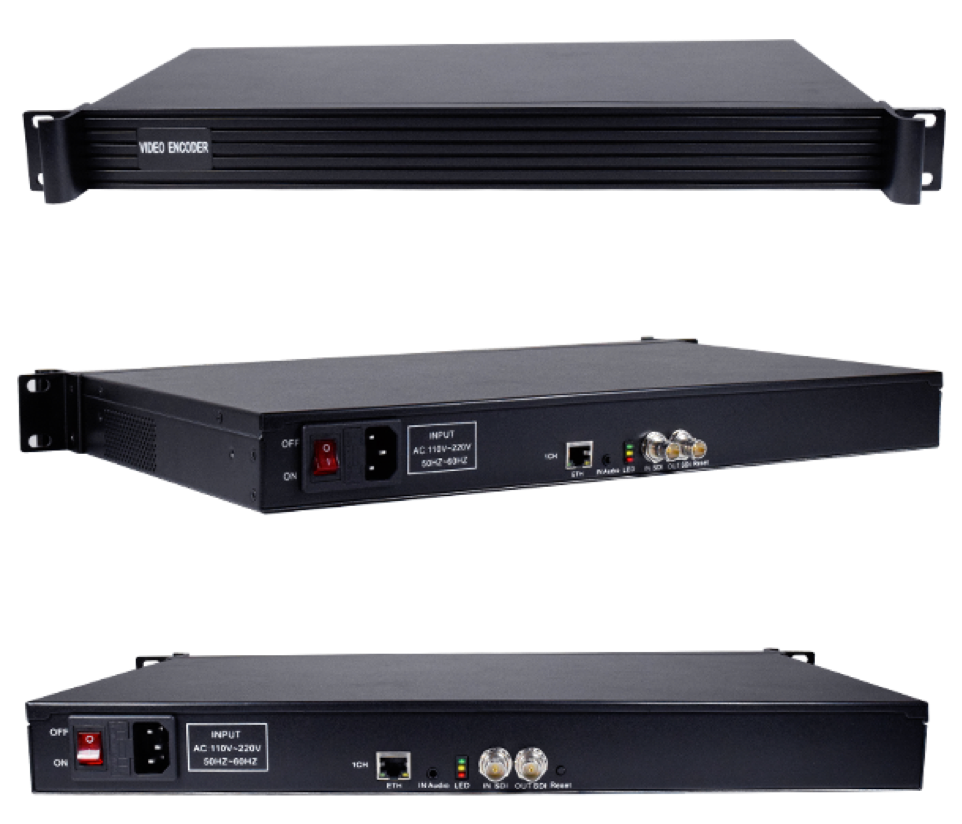 Videocast H.265/ H.264 1U 1channel SDI to IP Encoder