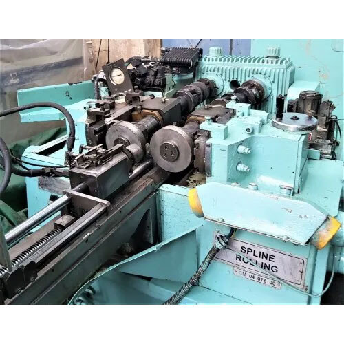 Mte 20 Ton Spline Rolling Machine - Color: Sky Blue