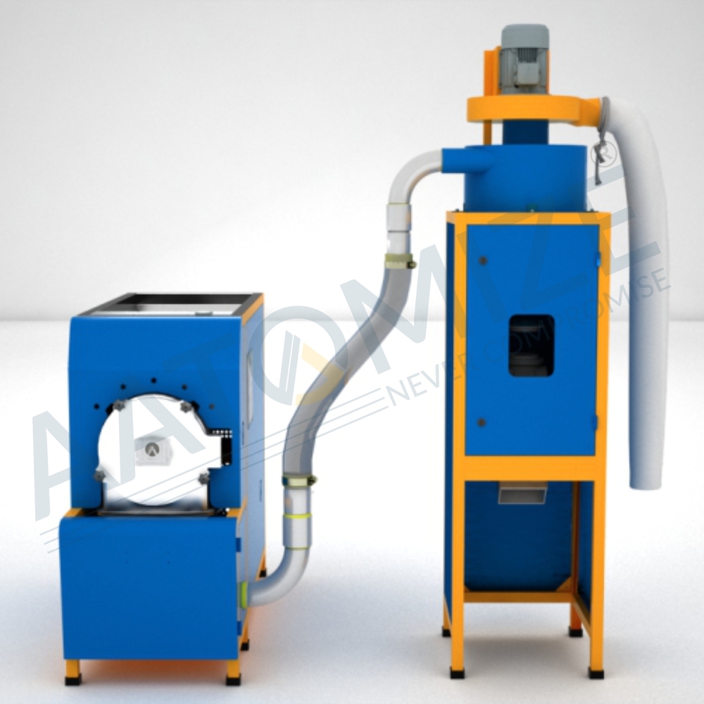 5hp Chilli Powder Machine (With Cyclone) - Color: Blue