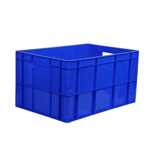 Jumbo Crate - HDPE Material, Customized Sizing Options, Vibrant Blue Color | Durable, Single-Faced Design for Easy Stacking and Access