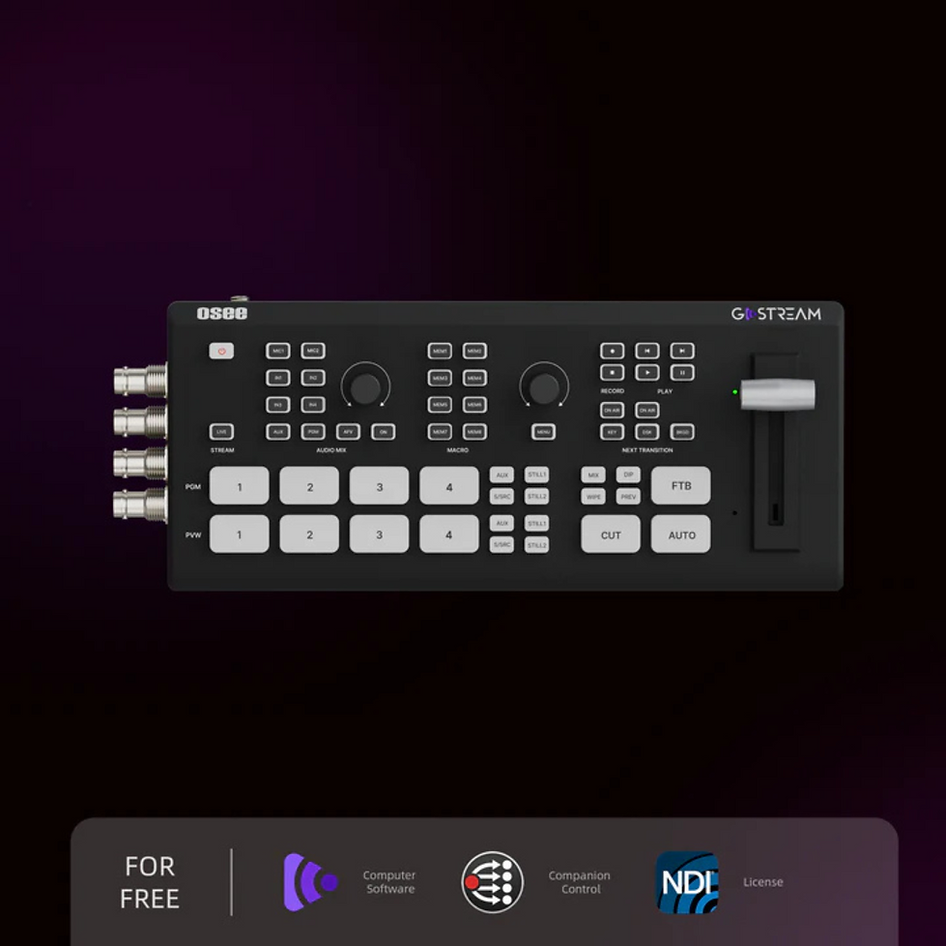 Osee Gostream Duet Live Stream Video Mixer Switcher With Sd Record And Ndi Hx