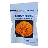 Marigold Bhairavi Orange 1000 Seeds - Cultivation Type: Organic