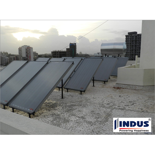 Solar Water Heater - Color: Silver