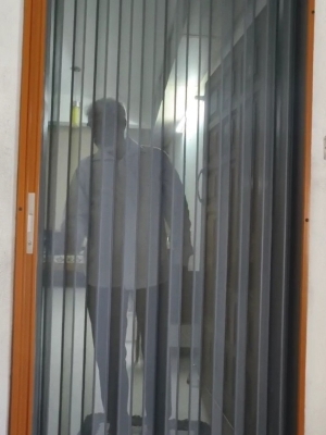 Aluminium Pleated Mesh For Main Door
