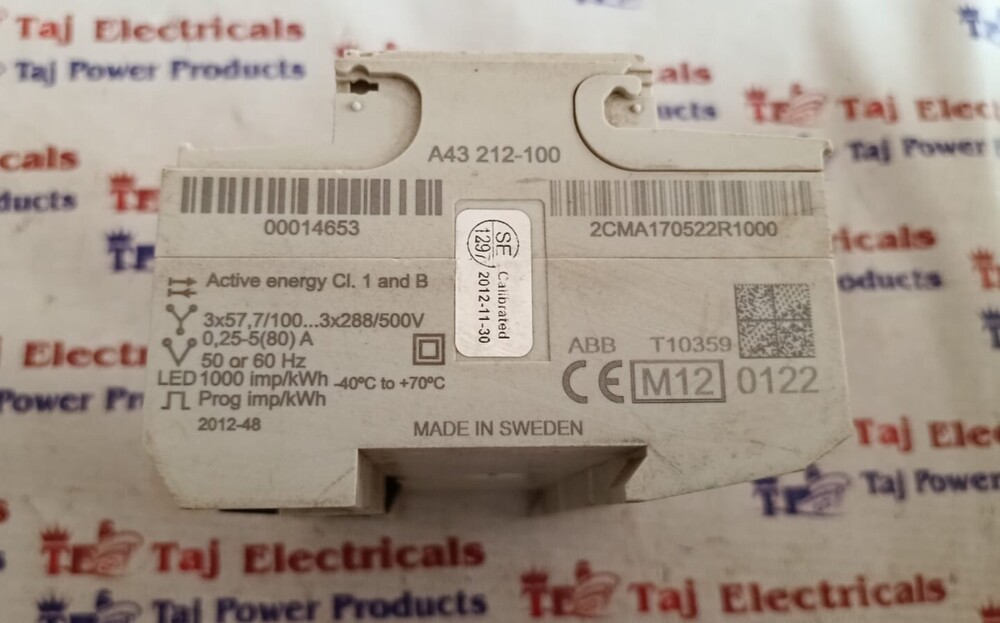 ABB A43 212-100 ENERGY METER